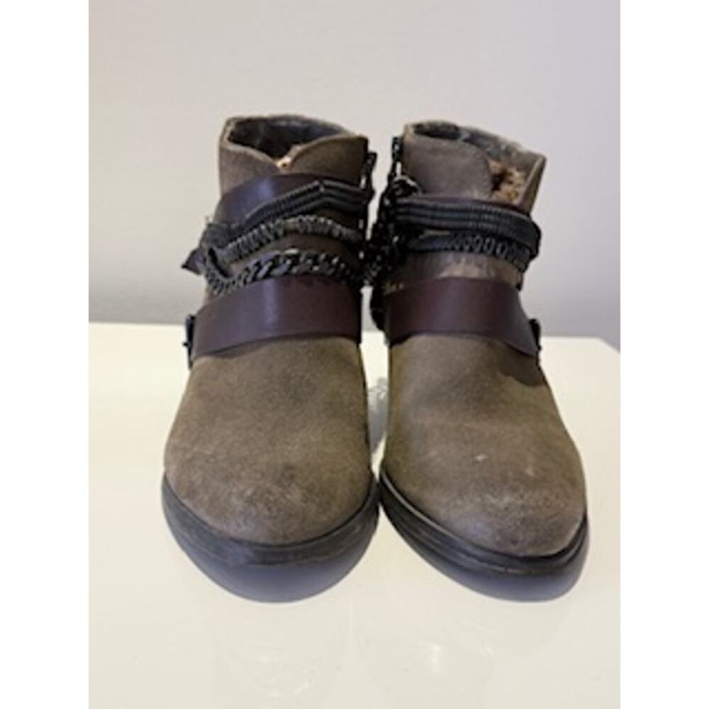 Trouvé Leather Moto Ankle Booties
